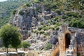 Ancient lycian tombs