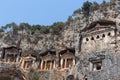 Ancient Lycian tombs and ruins of Caunos, Dalyan, Turkey