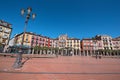 Ancient main square on September 4, 2016 in Burgos, Castilla y Leon, Spain. Royalty Free Stock Photo