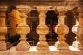 Ancient marble handrail Royalty Free Stock Photo