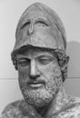 Ancient marble portrait bust of Pericles