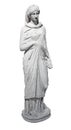 Ancient marble statue of a young woman Royalty Free Stock Photo