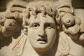 Ancient Mask Relief in Aphrodisias Ancient City in Aydin, Turkiye