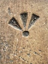 Ancient Masonic Symbol carve in stone
