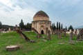 Ancient mausoleum and cemetery, Yeddi Gumbez komplex , Shamak Royalty Free Stock Photo