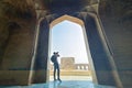 Ancient mausoleum and tombs at Makli Hill in Thatta, Pakistan. Necropolis, graveyard