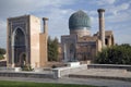 Ancient mausoleum in Uzbekistan Royalty Free Stock Photo