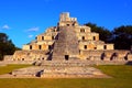 Mayan pyramids in Edzna campeche mexico VII Royalty Free Stock Photo