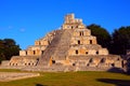 Mayan pyramids in Edzna campeche mexico VIII Royalty Free Stock Photo