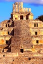 Mayan pyramids in Edzna campeche mexico IX Royalty Free Stock Photo