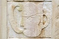 Ancient maya stone relief