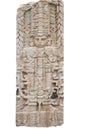 Ancient maya stone relief