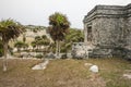 Ancient Mayan Architecture and Ruins located in Tulum, Mexico of
