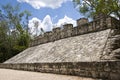 Ancient Mayan Ball Court in Coba Royalty Free Stock Photo