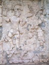 Ancient Mayan bas-relief in Palenque