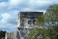 Chichen-Itza pyramid detail Royalty Free Stock Photo