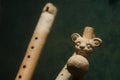 Ancient mayan clay musical instruments