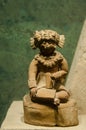 Ancient mayan figurine of the Haina Island Royalty Free Stock Photo