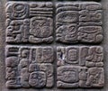 Ancient Mayan glyphs Royalty Free Stock Photo