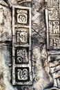 Ancient Mayan hieroglyphics Royalty Free Stock Photo