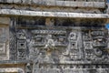 Ancient Mayan Nunnery Carvings Royalty Free Stock Photo