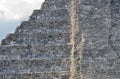 Ancient Mayan pyramid Kukulcan temple in Chichen Itza, Mexico. Royalty Free Stock Photo