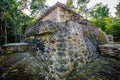 Ancient mayan pyramids Nohoch Mul in Coba