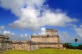 Ancient Mayan ruins Tulum Caribbean turquoise Royalty Free Stock Photo