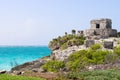 Ancient mayan ruins in Tulum, Mexico