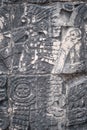 Ancient mayan stone reliefs