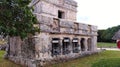 Ancient mayan stone ruins in Mexico Royalty Free Stock Photo
