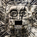 Ancient Mayan Waterfal Royalty Free Stock Photo