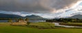 Ancient McCarthy Mor castle on Lake Lough Leane at Killarney on the Ring of Kerry in Ireland Royalty Free Stock Photo