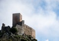 Ancient medieval castle of the small town Burgos in Sardinia Royalty Free Stock Photo