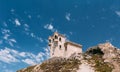 Ancient medieval Castle Tower in Tarifa, Andalusia Royalty Free Stock Photo