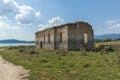 Ancient Medieval Eastern Orthodox church of Saint John of Rila at the bottom of Zhrebchevo Reservoir, Bulgaria