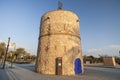 Ancient medieval tower, town of Vilanova i la Geltru,Catalonia,