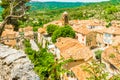 Ancient medieval village Moustiers Sainte Marie, Provence, Verdon, France Royalty Free Stock Photo