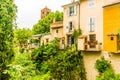 Ancient medieval village Moustiers Sainte Marie, Provence, Verdon, France Royalty Free Stock Photo