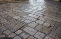 Ancient Mediterranean Paved Street Texture