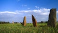 Ancient Megalith stela field in AxumEthiopia Royalty Free Stock Photo