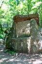 Ancient megalithic dolmen, Tuapse, Russia Royalty Free Stock Photo