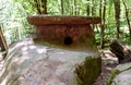 Ancient megalithic dolmen, Tuapse, Russia Royalty Free Stock Photo