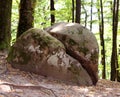 Ancient megalithic dolmen, Tuapse, Russia Royalty Free Stock Photo