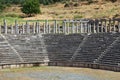 Ancient Messene city ruins of stadium, Greece