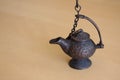 Ancient metal oil lamp