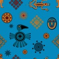 Ancient Mexican style pattern