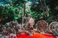 Ancient Mexican-themed souvenir shop at a tourist spot