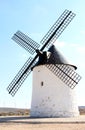 Ancient mill in La Mancha near Pozo Canada, Spain