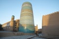Ancient minaret Kalta Minor. Khiva, Uzbekistan